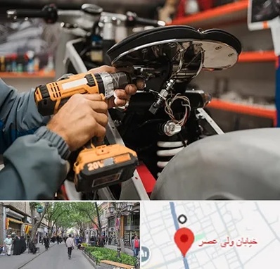 تعمیرگاه موتور بنلی در ولیعصر شهریار