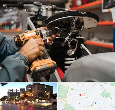 تعمیرگاه موتور بنلی در بلوار سجاد مشهد 