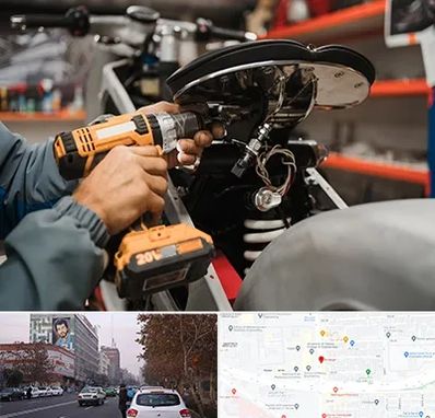 تعمیرگاه موتور بنلی در کارگر شمالی 