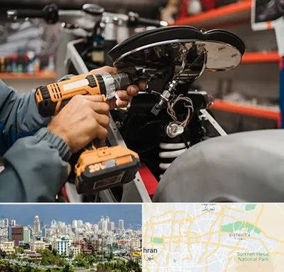 تعمیرگاه موتور بنلی در شرق تهران 