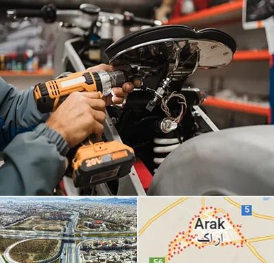 تعمیرگاه موتور بنلی در اراک