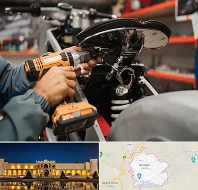 تعمیرگاه موتور بنلی در برازجان