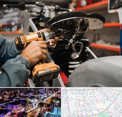 تعمیرگاه موتور بنلی در منظریه رشت 