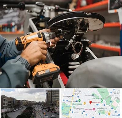 تعمیرگاه موتور بنلی در بلوار فردوسی مشهد 