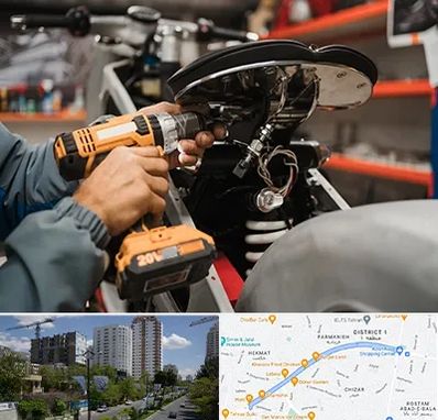 تعمیرگاه موتور بنلی در اندرزگو 