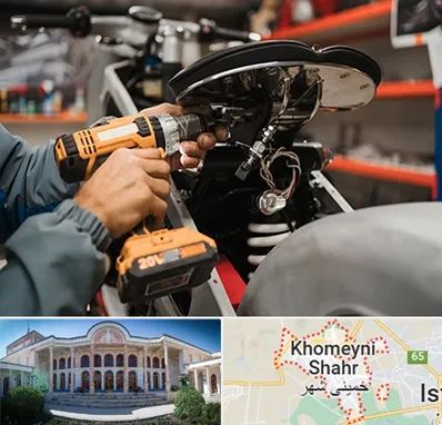 تعمیرگاه موتور بنلی در خمینی شهر