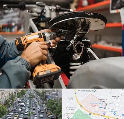 تعمیرگاه موتور بنلی در گلشهر کرج 