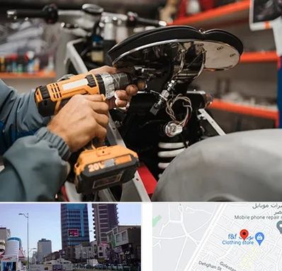 تعمیرگاه موتور بنلی در چهارراه طالقانی کرج 