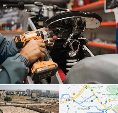 تعمیرگاه موتور بنلی در کوی وحدت شیراز 