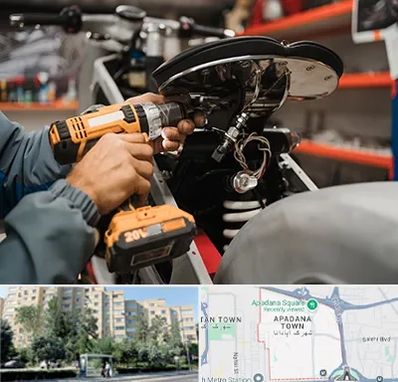 تعمیرگاه موتور بنلی در آپادانا