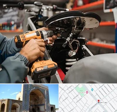 تعمیرگاه موتور بنلی در مصلی مشهد