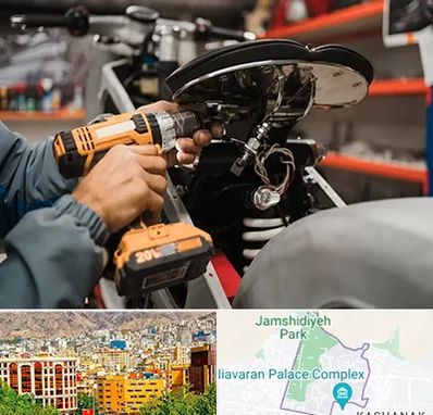 تعمیرگاه موتور بنلی در نیاوران 