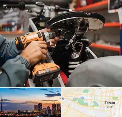 تعمیرگاه موتور بنلی در غرب تهران 