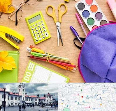 فروشگاه لوازم تحریر در میدان شهرداری رشت 