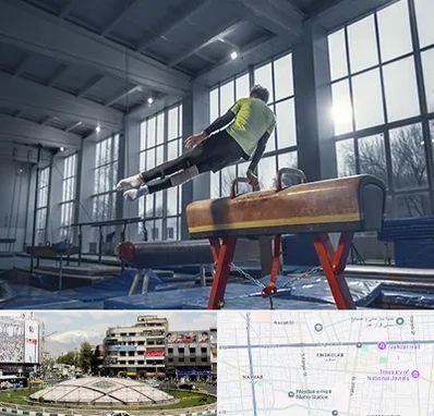 کلاس ژیمناستیک در مرکز تهران