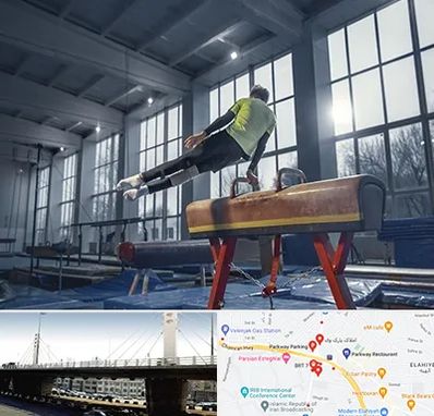 کلاس ژیمناستیک در پارک وی 