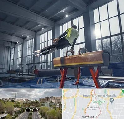 کلاس ژیمناستیک در یوسف آباد 