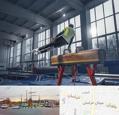 کلاس ژیمناستیک در میدان خراسان