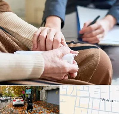 روانشناس افسردگی در خیابان فلسطین