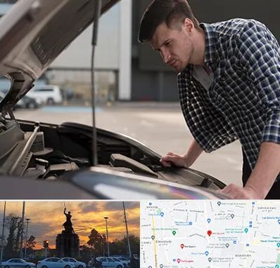 کارشناسی خودرو سیار در میدان حر 