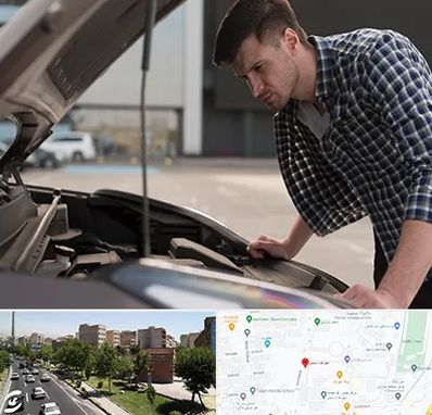 کارشناسی خودرو سیار در شهرک آزمایش 