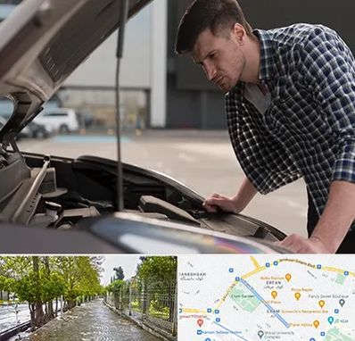 کارشناسی خودرو سیار در خیابان ارم شیراز 