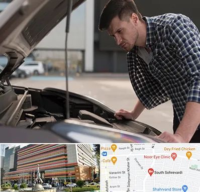 کارشناسی خودرو سیار در سهروردی 