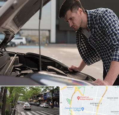 کارشناسی خودرو سیار در ظفر 