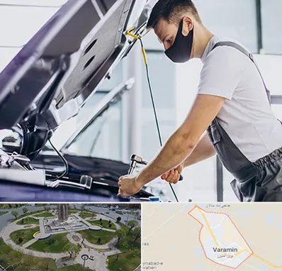 کارشناسی خودرو در محل در ورامین