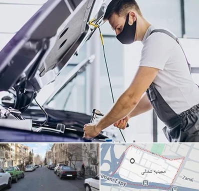 کارشناسی خودرو در محل در مجیدیه شمالی