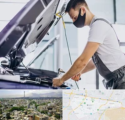 کارشناسی خودرو در محل در منطقه 8 تهران 