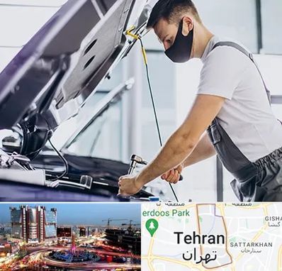 کارشناسی خودرو در محل در صادقیه 