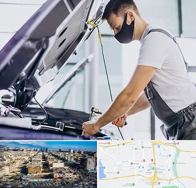 کارشناسی خودرو در محل در شهرک راه آهن 