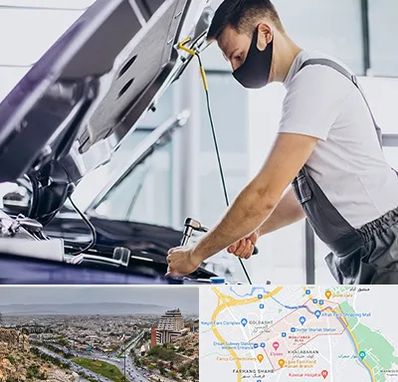 کارشناسی خودرو در محل در معالی آباد شیراز 