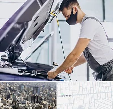 کارشناسی خودرو در محل در جیحون