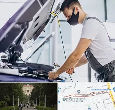 کارشناسی خودرو در محل در بلوار معلم رشت 