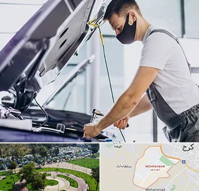 کارشناسی خودرو در محل در مهرشهر کرج 