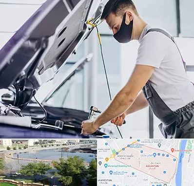 کارشناسی خودرو در محل در گلستان اهواز 