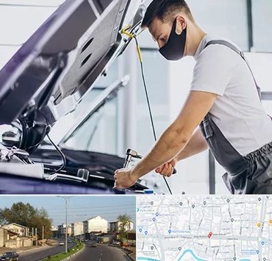 کارشناسی خودرو در محل در ضیابری رشت 