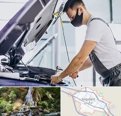 کارشناسی خودرو در محل در الیگودرز