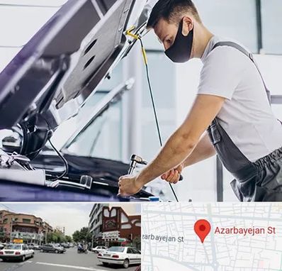 کارشناسی خودرو در محل در خیابان آذربایجان