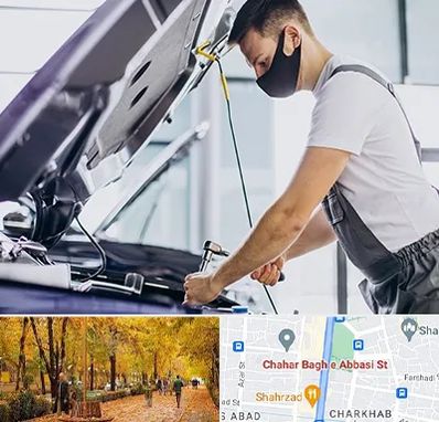 کارشناسی خودرو در محل در چهارباغ اصفهان 
