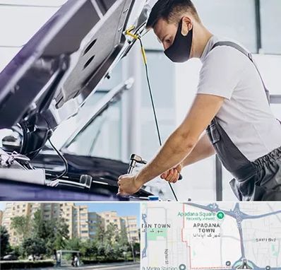 کارشناسی خودرو در محل در آپادانا