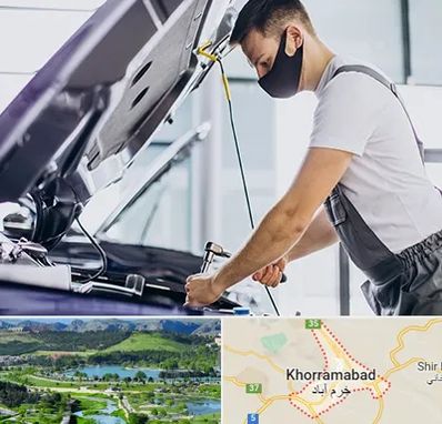 کارشناسی خودرو در محل در خرم آباد