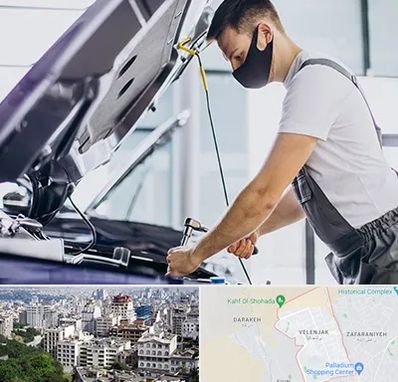 کارشناسی خودرو در محل در ولنجک 