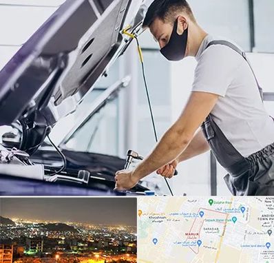 کارشناسی خودرو در محل در مارلیک کرج 