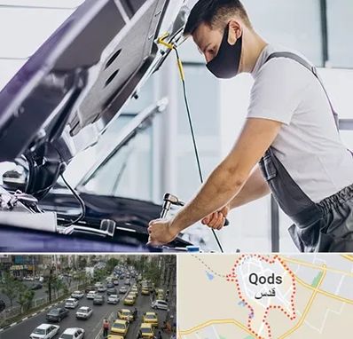 کارشناسی خودرو در محل در شهر قدس