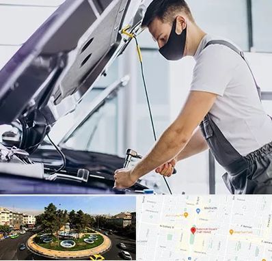 کارشناسی خودرو در محل در هفت حوض 