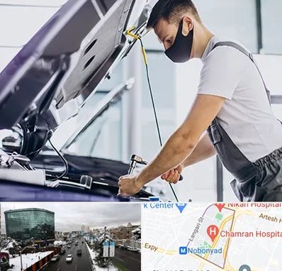 کارشناسی خودرو در محل در اقدسیه 