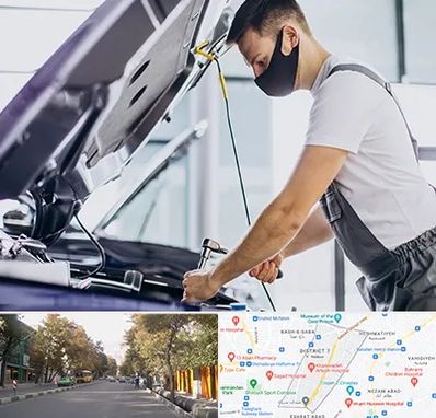 کارشناسی خودرو در محل در شریعتی 